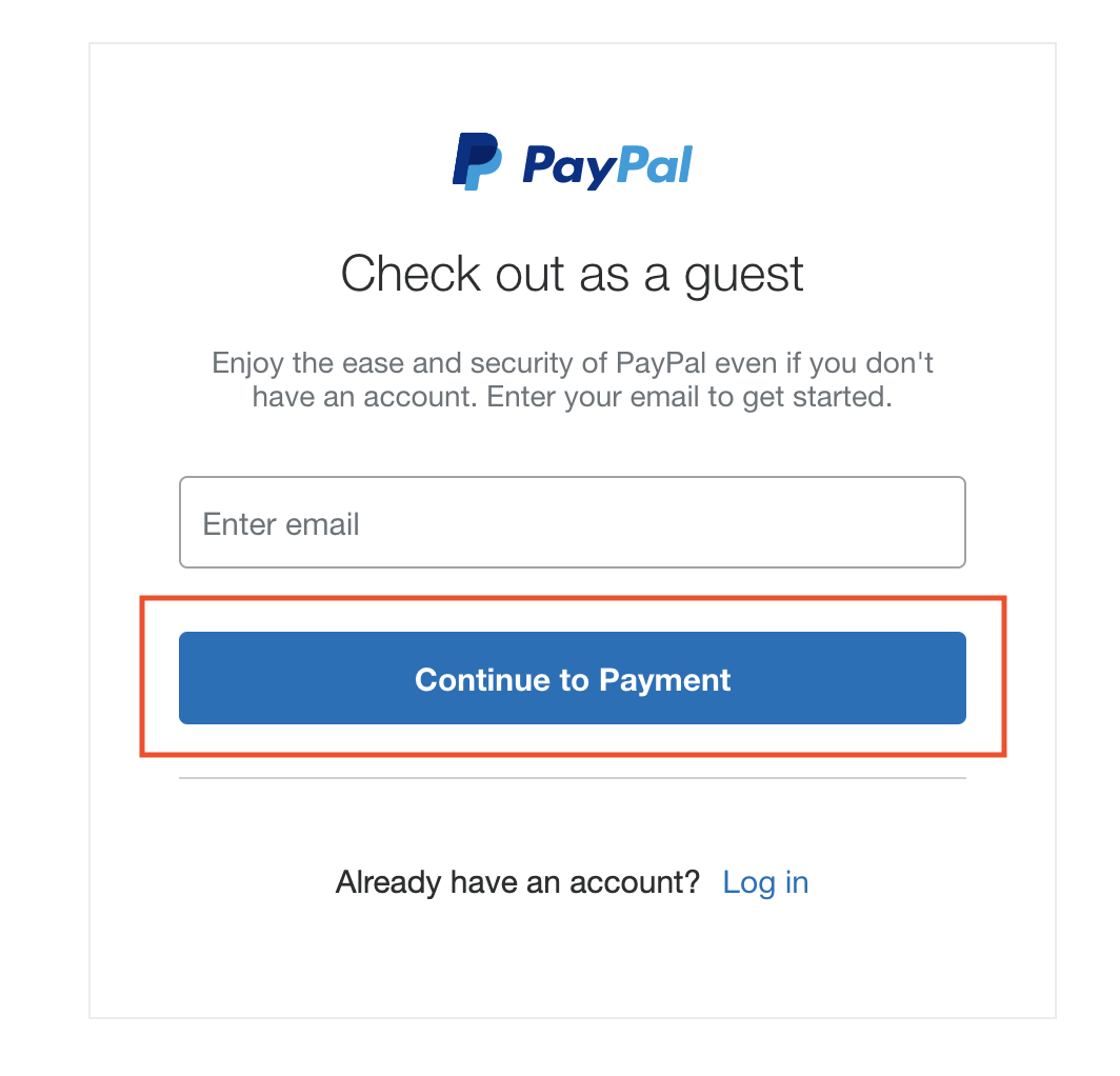 How to pay with your credit/debit card without a PayPal account